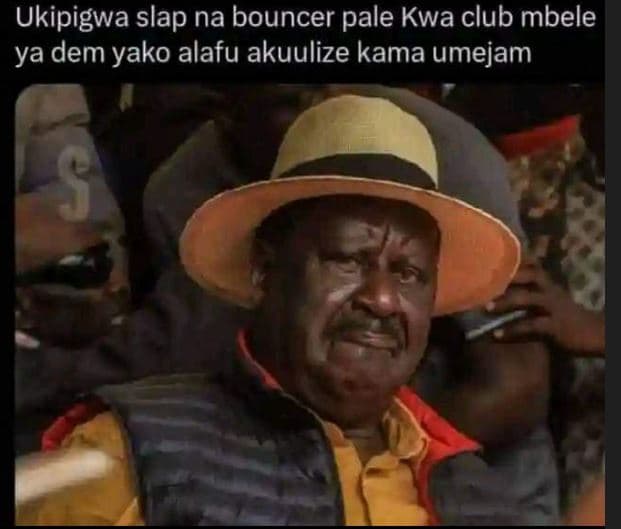 Ukipigwa slap na bouncer pale kwa club mbele ya dem yako alafu akuulize kama ume