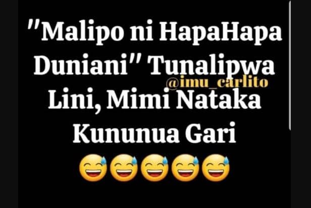 11 'malipo ni hapahapa duniani tunalipwa imu_cafrlilo lini, mimi nataka kununua