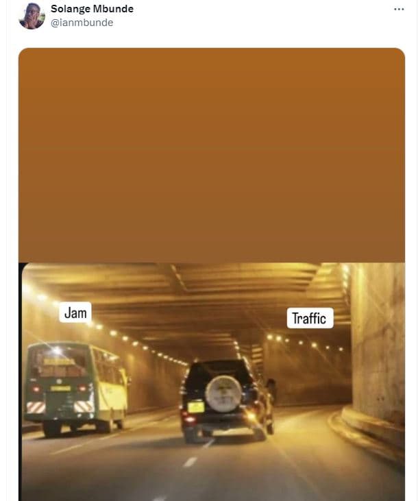 Solange mbunde ianmbunde jam traffic