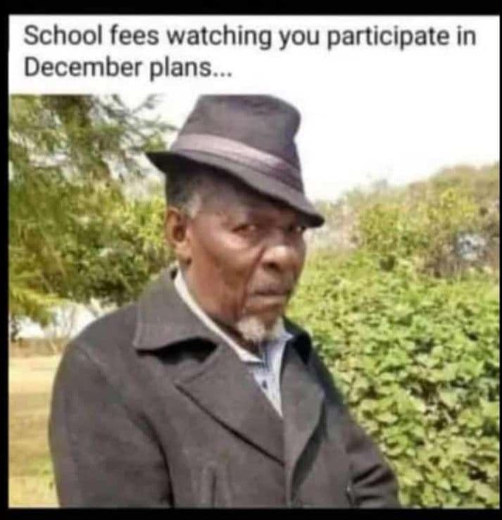School fees watching you participate in december plans