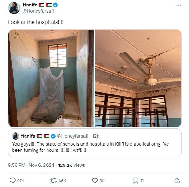 Hanifa honeyfarsafi look at the hospitalslll! hanifa 2 honeyfarsafi 12h you guys