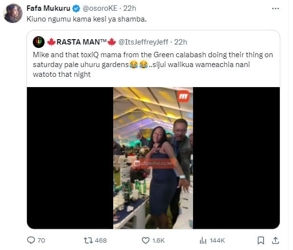 Fafa mukuru osoroke 22h kiuno ngumu kama kesi ya shamba rasta mantm itsjeffreyje