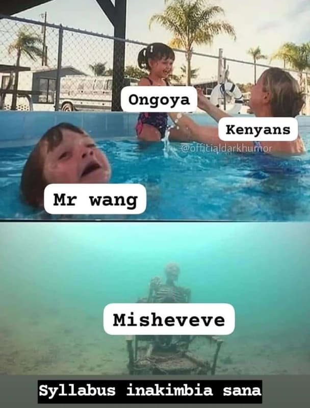 Ongoya kenyans officialdarkhumor mr wang misheveve syllabus inakimbia sana