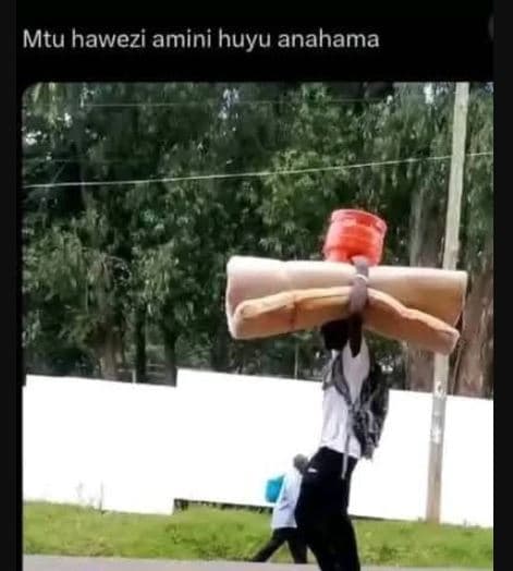 Mtu hawezi amini huyu anahama