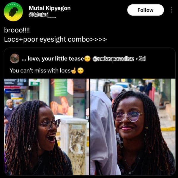 Mutai kipyegon mutai follow brooow locspoor eyesight combo love your little teas