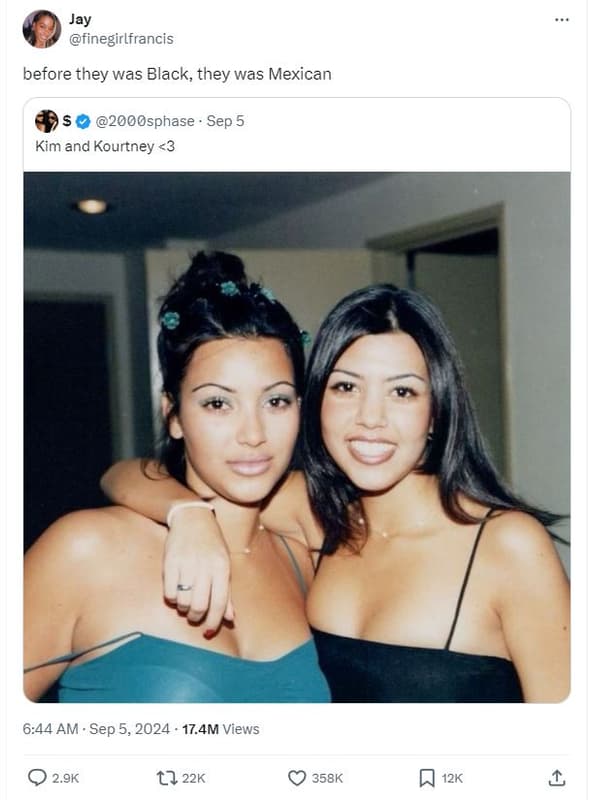 Jay finegirlfrancis before they was black they was mexican 200sphase sep 5 kim a