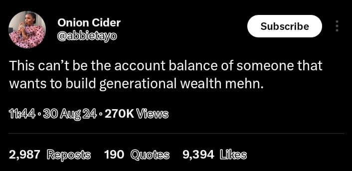 Onion cider bbieta subscribe this can't be the account balance of someone that w