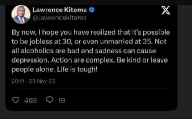 Lawrence kitema lawrencekltema x by now, hope you have realized that its possibl