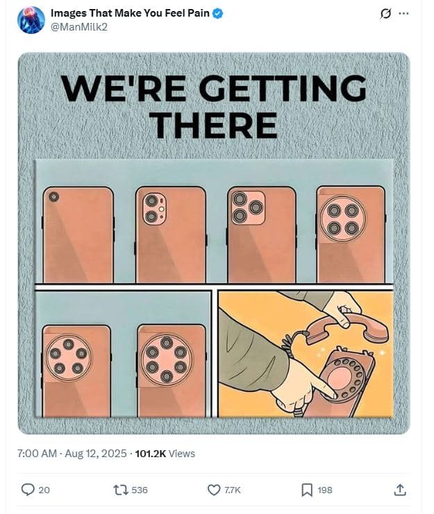 Images that make you feel pain manmilk2 we're getting there 7.00 am aug 12, 101.