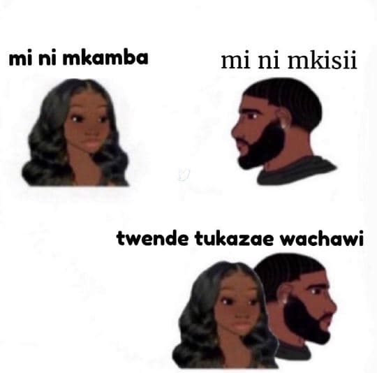 Mi ni mkamba mi ni mkisii twende tukazae wachawi