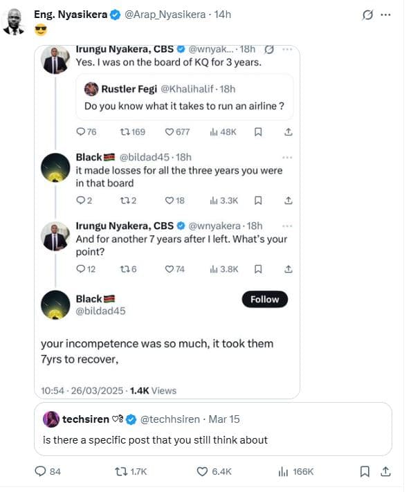 Eng nyasikera arap_nyasikera 14h irungu nyakera cbs wnyak. 18h yes was on the bo