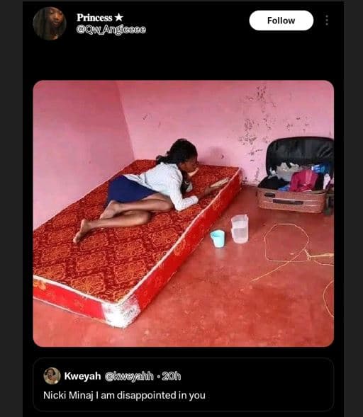 Princess qulangiegge follow kweyah kwepdhn 2h nicki minaj am disappointed in you