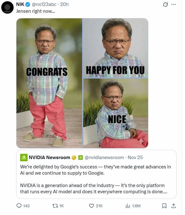 Nik nsi23abc . 20h jensen right now_ congrats happy for you nice nvidia newsroom