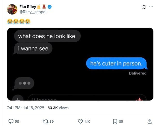 Fka riley riley_senpai fàfàfèf what does he look like wanna see he's cuter in pe