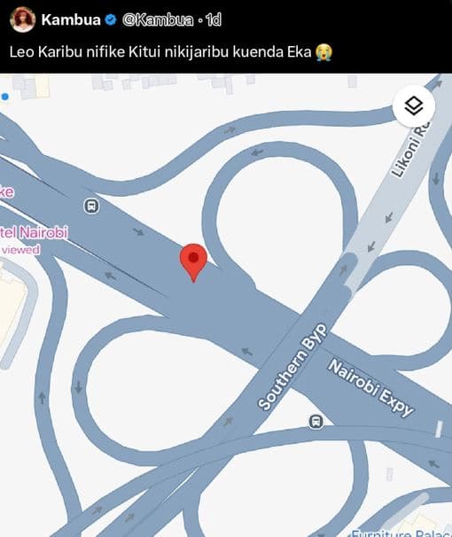 Kambua kambua 1d leo karibu nifike kitui nikijaribu kuenda eka 1 tel nairobi vie