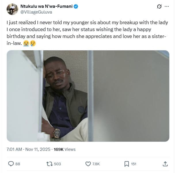 Ntukulu wa n'wafumani villageguluva ijust realized never told my younger sis abo