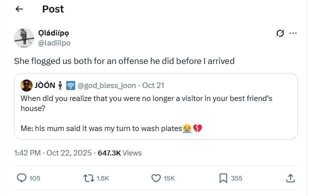 Post ládiípp ladiiipo she flogged us both for an offense he did before arrived j