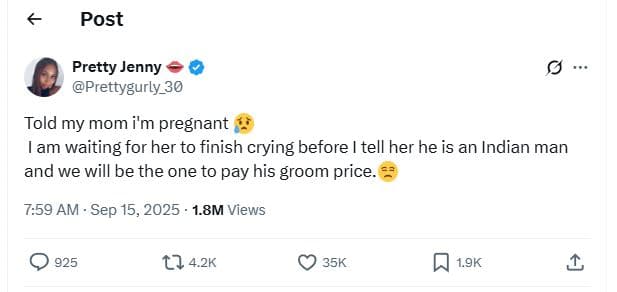 Post pretty jenny prettygurly_30 told my mom i'm pregnant iam waiting for her to