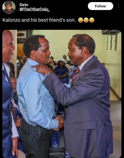 Delo theothadelo follow kalonzo and his best friend's son.