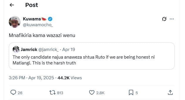 Post kuwams kuwamocho mnafikiria kama wazazi wenu jamrick jamrick_ apr 19 the on