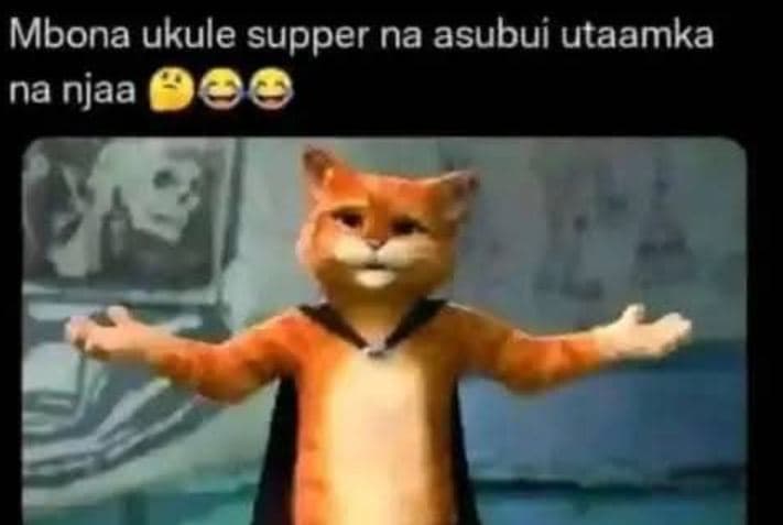 Mbona ukule supper na asubui utaamka na njaa