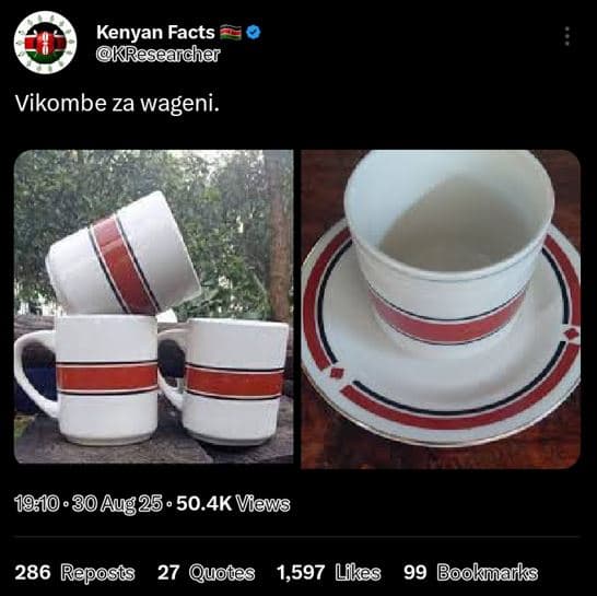 Kenyan facts kreseandher vikombe za wageni. aug 25 50.4k views 286 reposis 27 uo