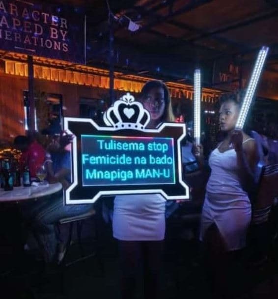 Aped ar ctea eratons by tulisema stop femicide na badol mnapiga manu