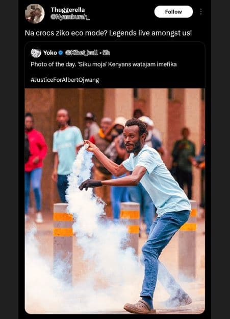 Thuggerella eburahl follow na crocs ziko eco mode? legends live amongst us! yoko