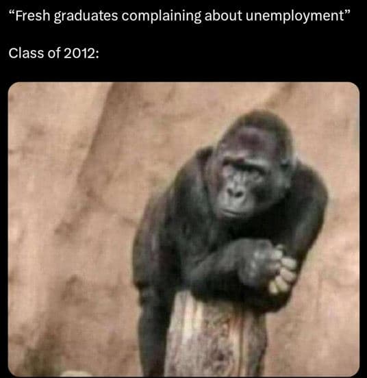 Fresh graduates complaining about unemployment class of