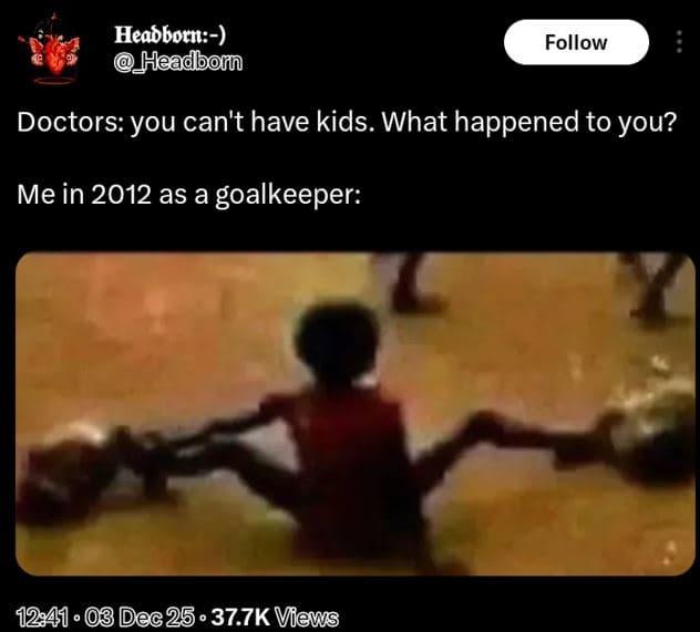 Heabborn headbom follow doctors you can't have kids. what happened to you? me in