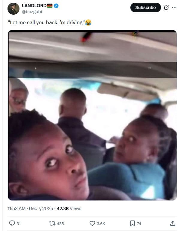 Landlord bozgabi subscribe let me call you back lm driving 11.53 am dec 7, 42.3k