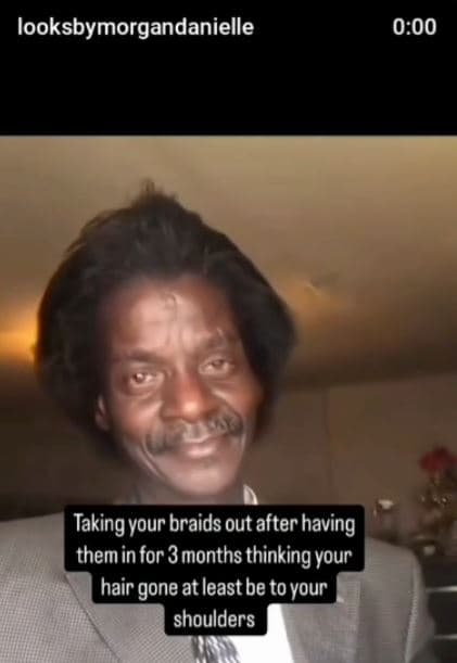 Looksbymorgandanielle 000 taking your braids out after 'having them in for 3 mon