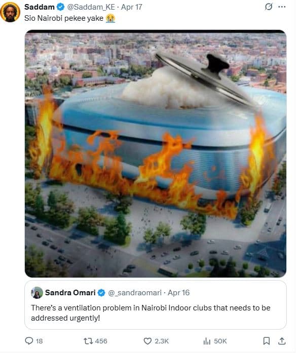 Saddam saddam_ke . apr 17 sio nairobi pekee yake sandra omari sandraomari . apr