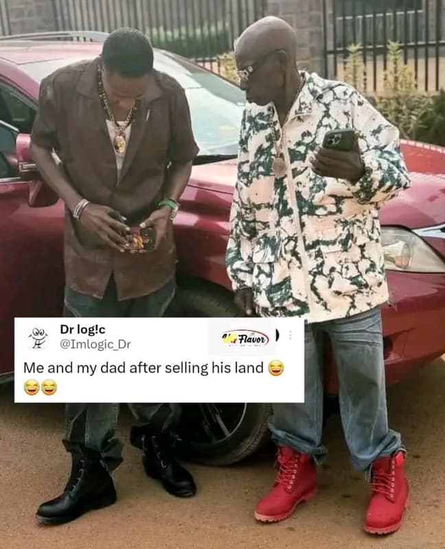 Dr log!c imlogic_dr flavoı me and my dad after selling his land