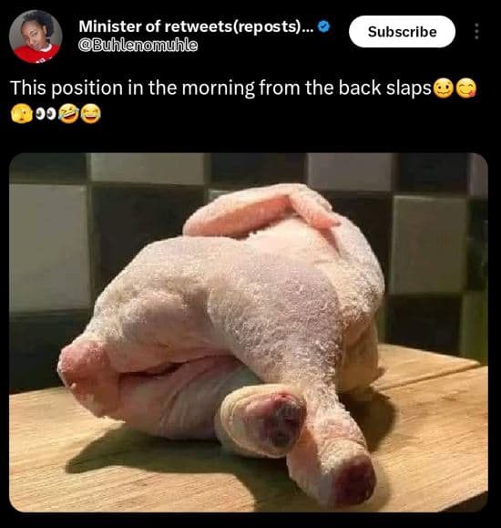 Minister of retweetsreposts _ buhlenomuhle subscribe this position in the mornin