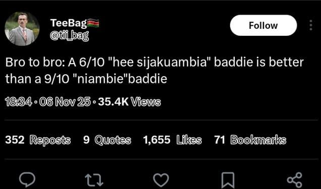 Teebag pdi_bag follow bro to bro a 610 hee sijakuambia baddie is better than a 9