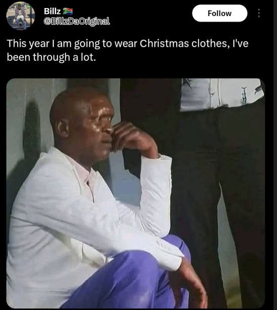 Billz billzdaoriginal follow this year i am going to wear christmas clothes, i'v