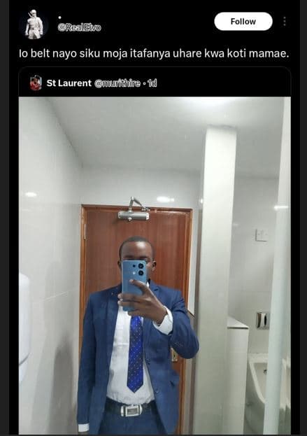 Follow redlemo io belt nayo siku moja 1 itafanya uhare kwa koti mamae st laurent