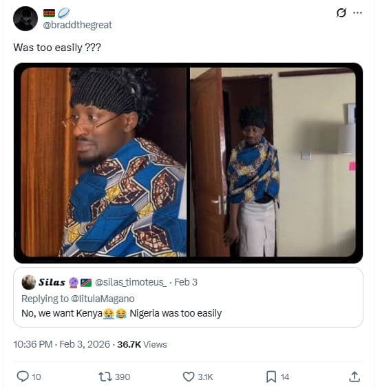 Braddthegreat was too easily ??? silas silas_timoteus feb 3 replying to litulama