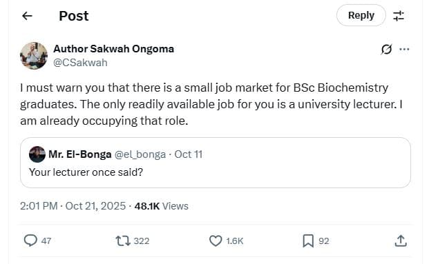 Post reply author sakwah ongoma csakwah must warn you that there is a small job