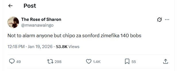 Post the rose of sharon mwanawaingo not to alarm anyone but chipo za sonford zim