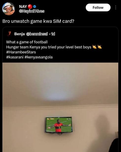 Nay nayfm7alves follow bro unwatch game kwa sim card? benja bendinsai . 1d what