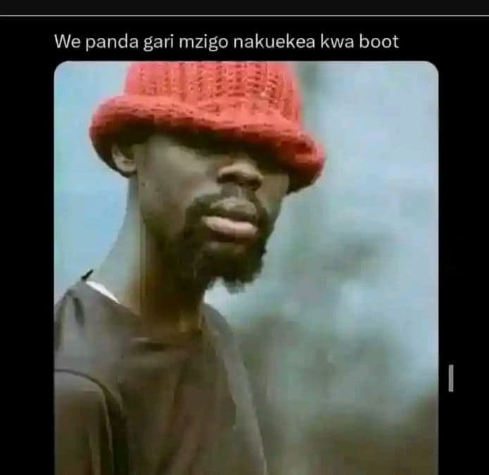 We panda gari _ mzigo nakuekea kwa boot