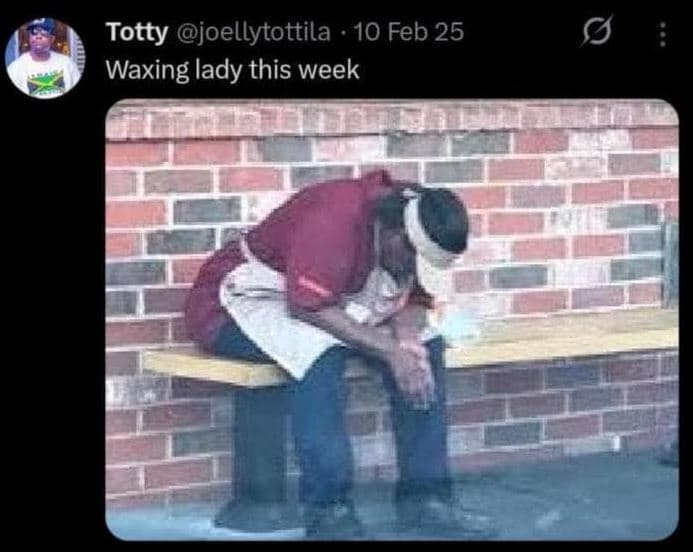 Totty joellytottila 10 feb 25 waxing lady this week