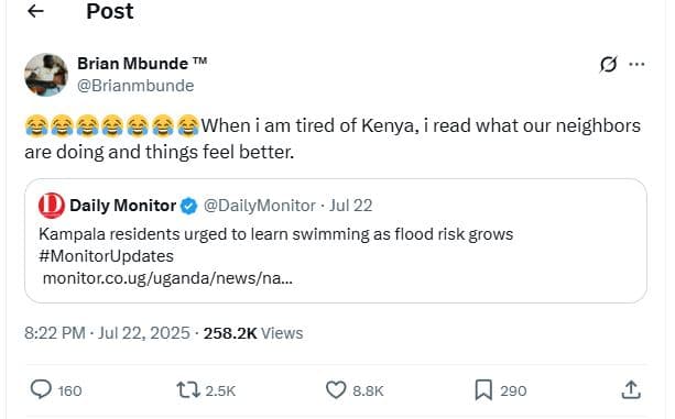 Post brian mbunde brianmbunde aaaaa4 when i am tired of kenya read what our neig