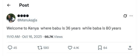 Post manukagia welcome to kenya where babu is 36 years while baba is 80 years 11