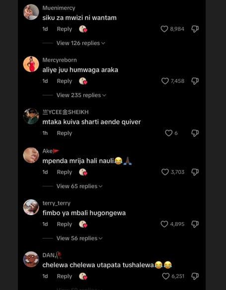 Muenimercy siku za mwizi ni wantam reply 8,984 view 126 replies mercyreborn aliv