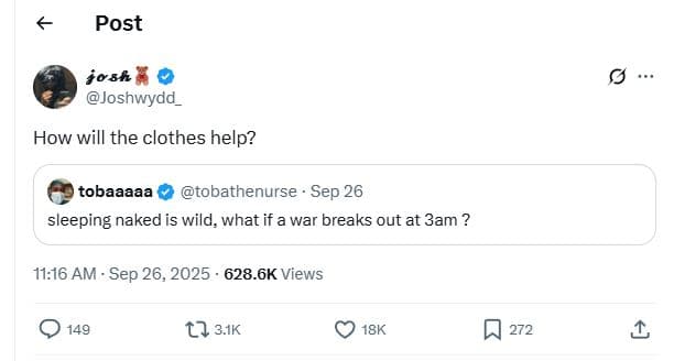 Post josh joshwydd _ how will the clothes help? tobaaaaa tobathenurse sep 26 sle