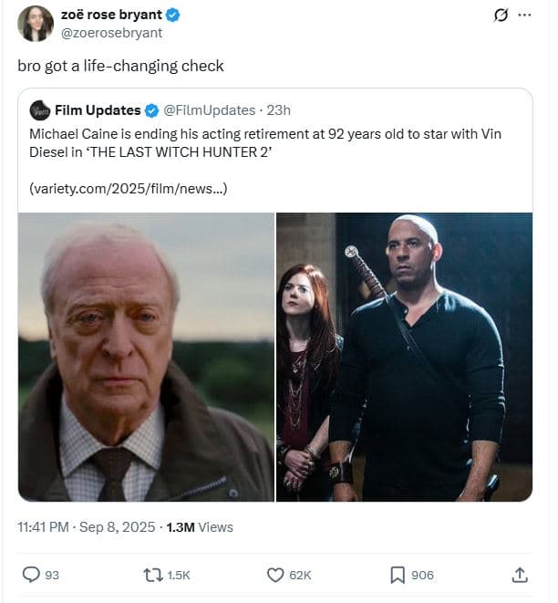 Zoë rose bryant zoerosebryant bro got a lifechanging check film updates filmupda