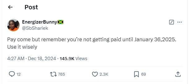 Post energizerbunny sbshariek pay come but remember you 're not getting paid unt